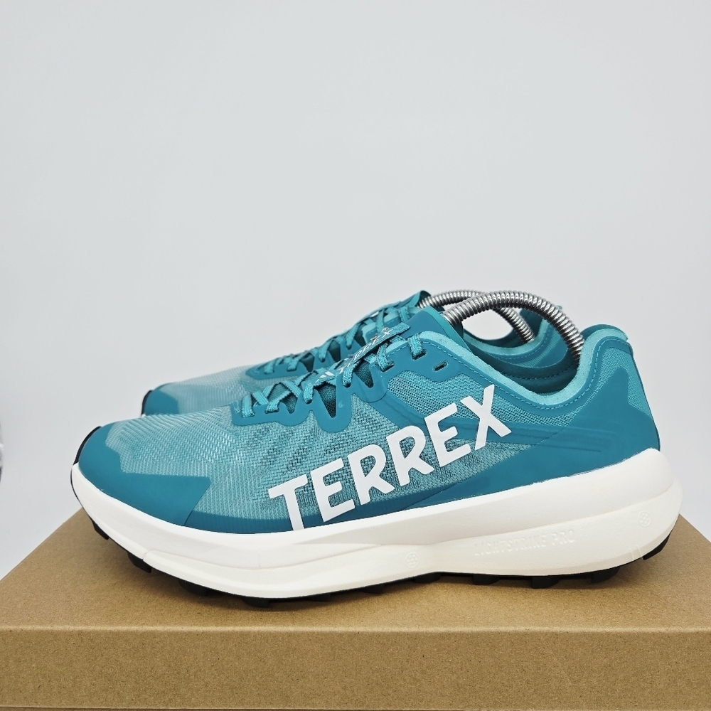 New Adidas Terrex Agravic Speed 'Pure Teal' Men's Trail Running Shoes Size 12